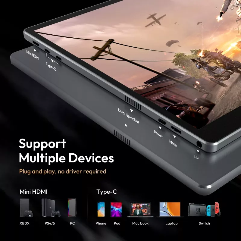 Perché dovresti scegliere un monitor portatile 1200P da 16 pollici per lavoro e viaggi?